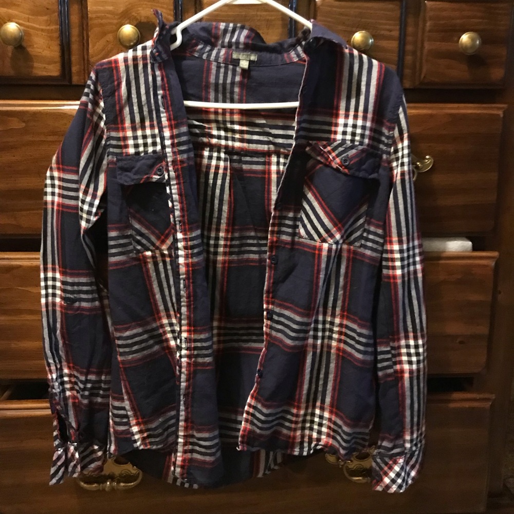 Charlotte Russe flannel, great for layering